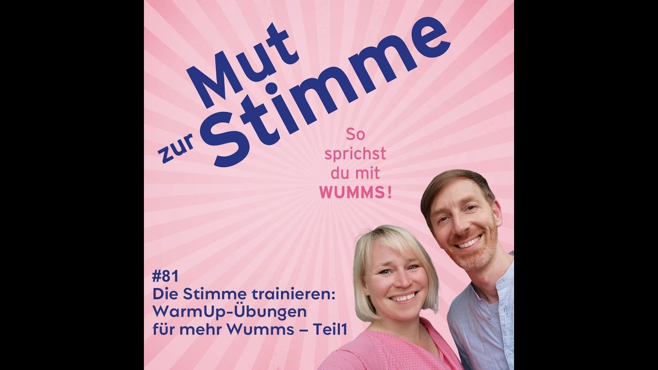 Die Stimme trainieren: Warmup-Übungen für mehr Wumms - Teil 1