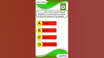 2nd puc computer science mcq questions part 39 #shorts