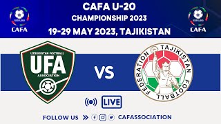 UZBEKISTAN vs TAJIKISTAN | MD4| CAFA U20 Championship 2023