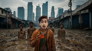 inside India's Agra floating slum (on gutter 🤢) 