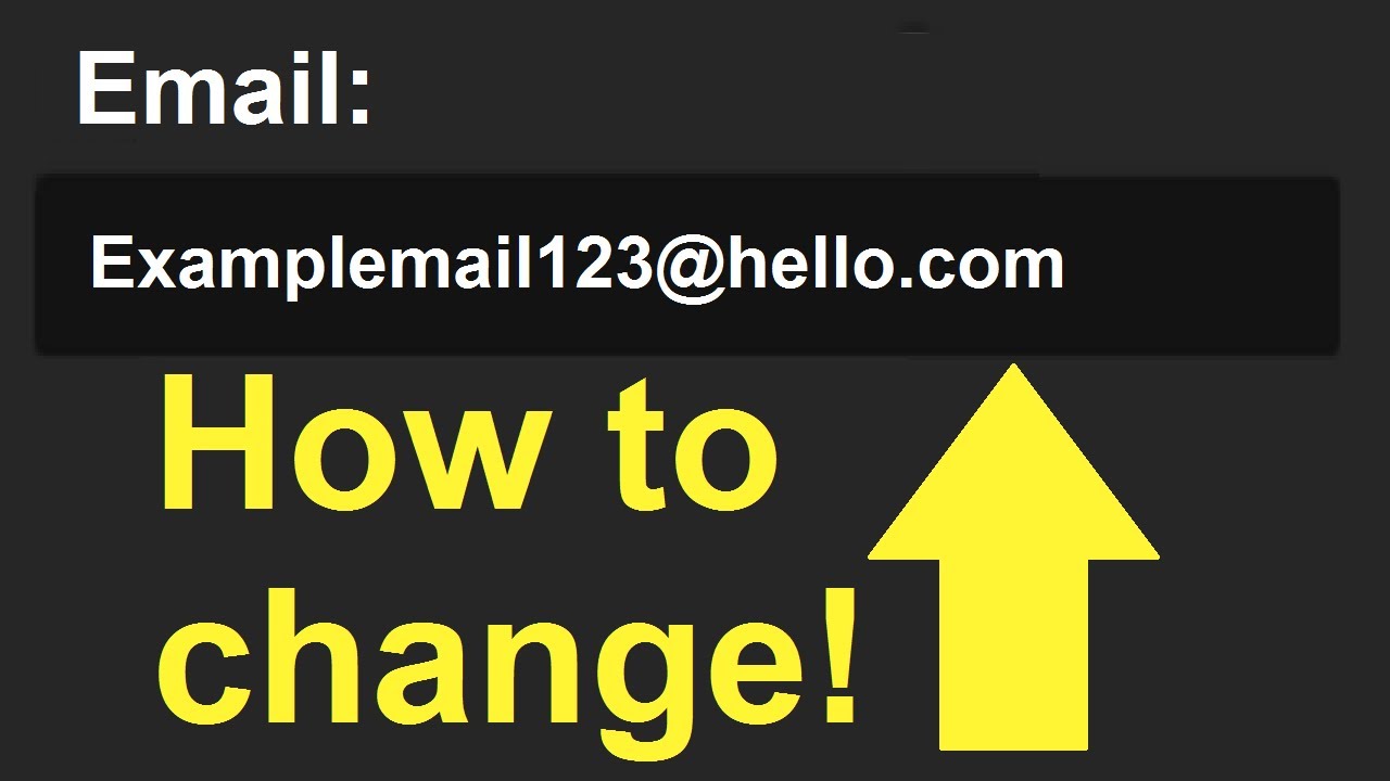 How To Change Your Minecraft Account Email Address! - YouTube