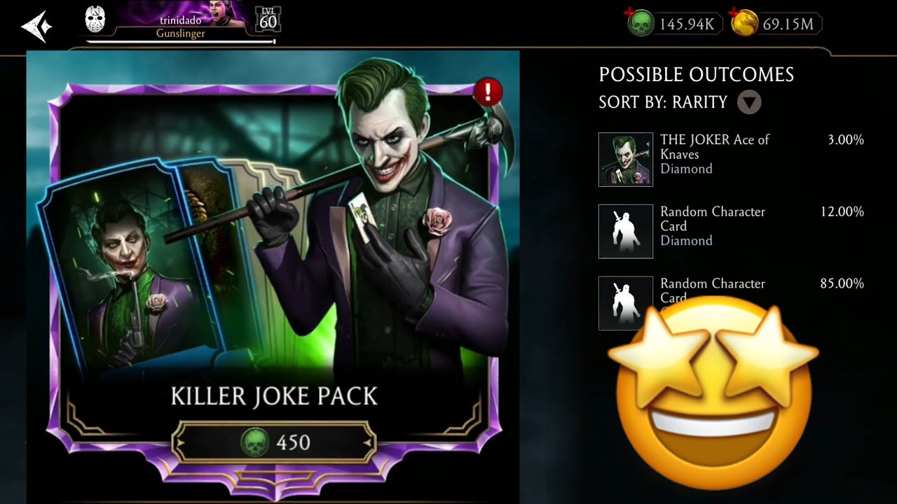 Killer Joke Pack Opening MK Mobile 
