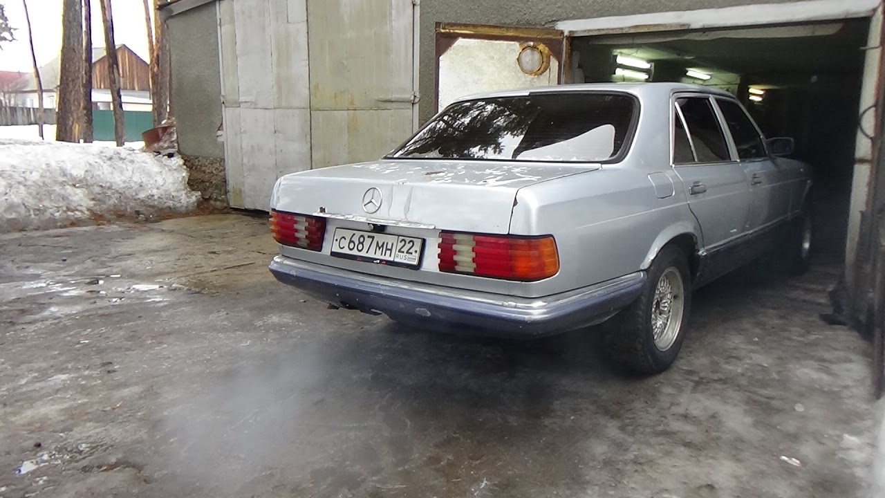 Мерседес 126 черный