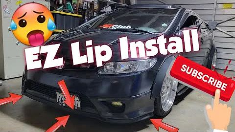 How to: Install EZ Lip on Any Front Bumper (8th Gen Civic Si)