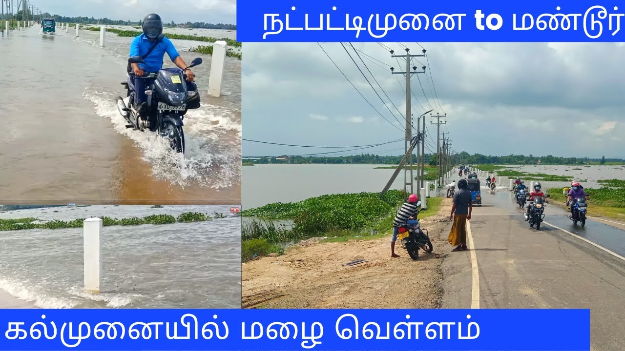 கல்முனையில் மழை வெள்ளம் | natpittimunai | mandur | sri lanka #kalmunai #pkvlogstami#batticaloa#tamil