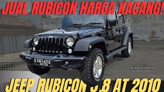Turun Harga Sampai 30Juta! Jeep Wrangler Rubicon 3.8 Automatic Bensin.