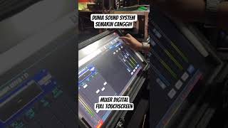 Mixer audio digital full touchscreen. #mixeraudio #mixerdigital #canggih #inovasi #audiodigital #wow