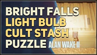 Bright Falls Light Bulb Cult Stash Puzzle Alan Wake 2