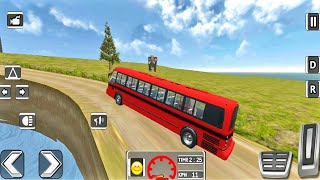 Tourist Coach Bus Mountain Uphill Driving Simulator Game - Bus Game | Bus Racing Game | Red Bus Game screenshot 3