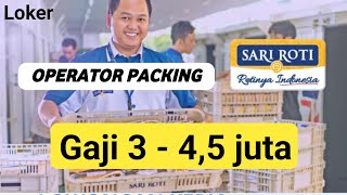 Lowongan Kerja Hari Ini Ii Pt Nippon Indosari Sari Roti. Operator Packing Gaji 3 Sampai 4 Jutaan