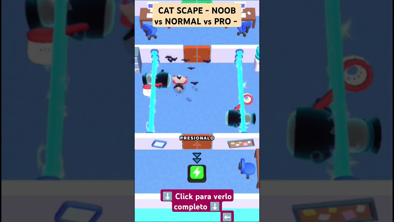 CAT SCAPE - NOOB vs NORMAL vs PRO - SRKUALKER