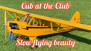 Hanger 9 Piper J-3 Cub. 1/4 Scale Gentle Giant