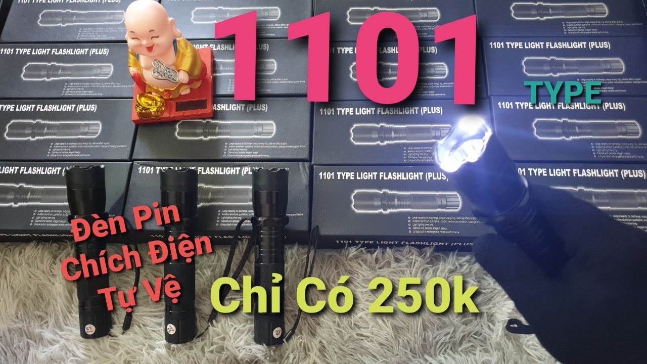 XẢ GIÁ SỐC ĐÈN PIN CHÍCH ĐIỆN Z1101 | đèn pin tự vệ... - youtube