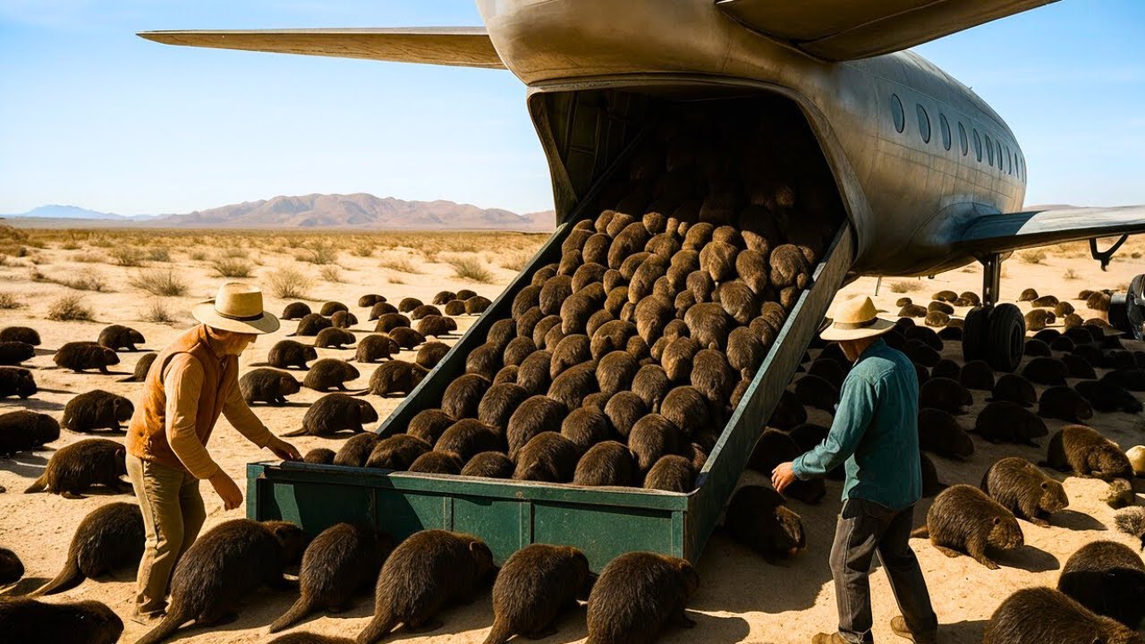 They Placed Hundreds of Beavers on Dead Land With Zero Water, a Few Years Later Result Was Unreal