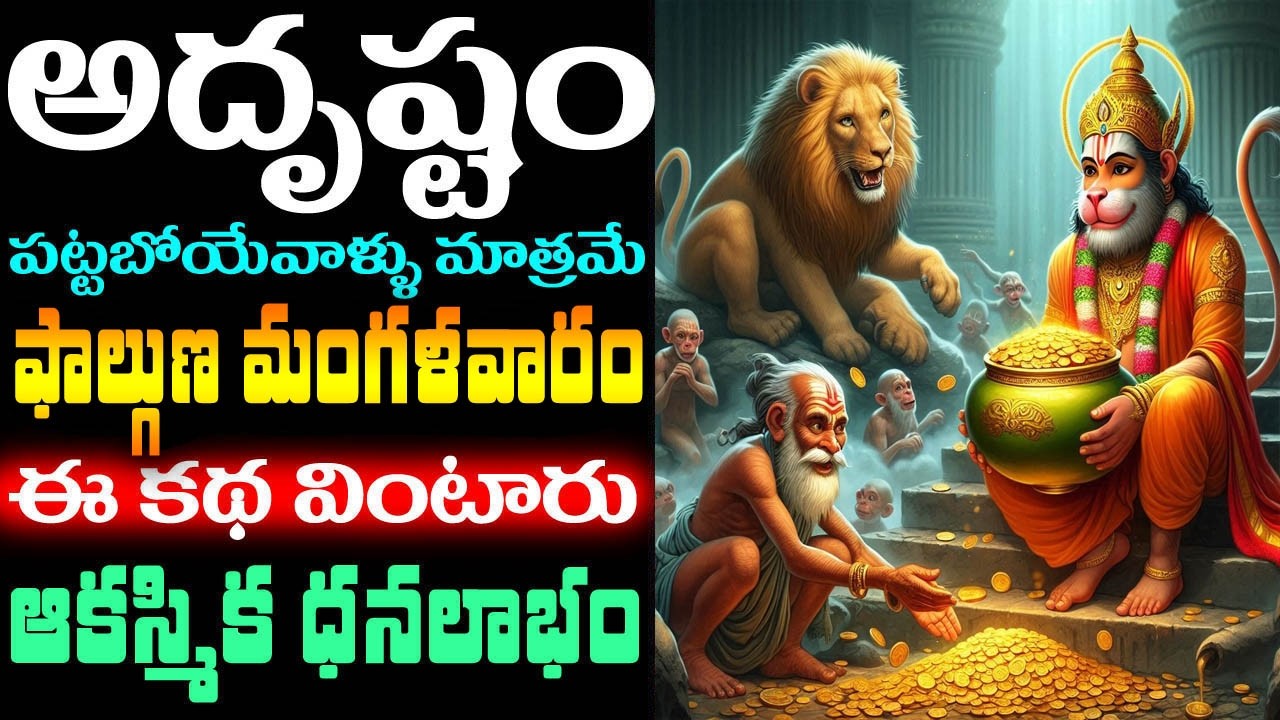 అదృష్టం పట్టబోయే వాళ్ళు మాత్రమే ఫాల్గుణ మంగళవారం ఈ కథ వింటారు ఆకస్మిక ధనలాభం | Phalguna Mangalavaram