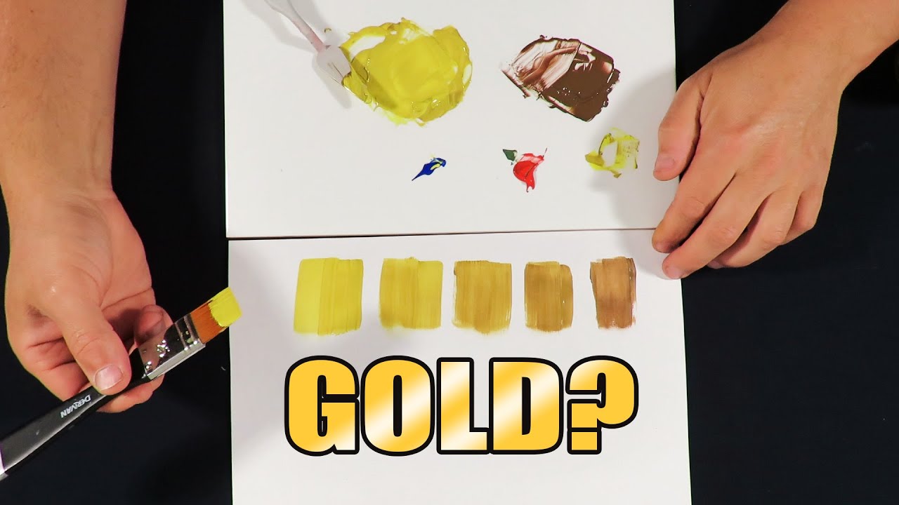 How to make Golden Colour: This tutorial shows you how to create