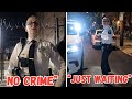 Cop Johnson Tries to Search a Man’s Car While He Waits for His Wife at Night