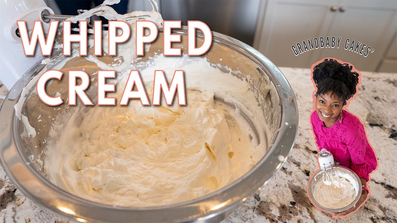 How To Make Whipped Cream at Home | Grandbaby Cakes - YouTube
