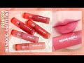 Sub) NEW💗 페리페라 잉크 무드 매트 틴트 전색상 리뷰 (+제형비교 / 꼼꼼발색 / 광고 ❌) / PERIPERA INK Mood Matte Tint I 루치나Luchina