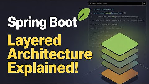 Spring boot Tutorial 21 - Spring boot and layered architecture ...