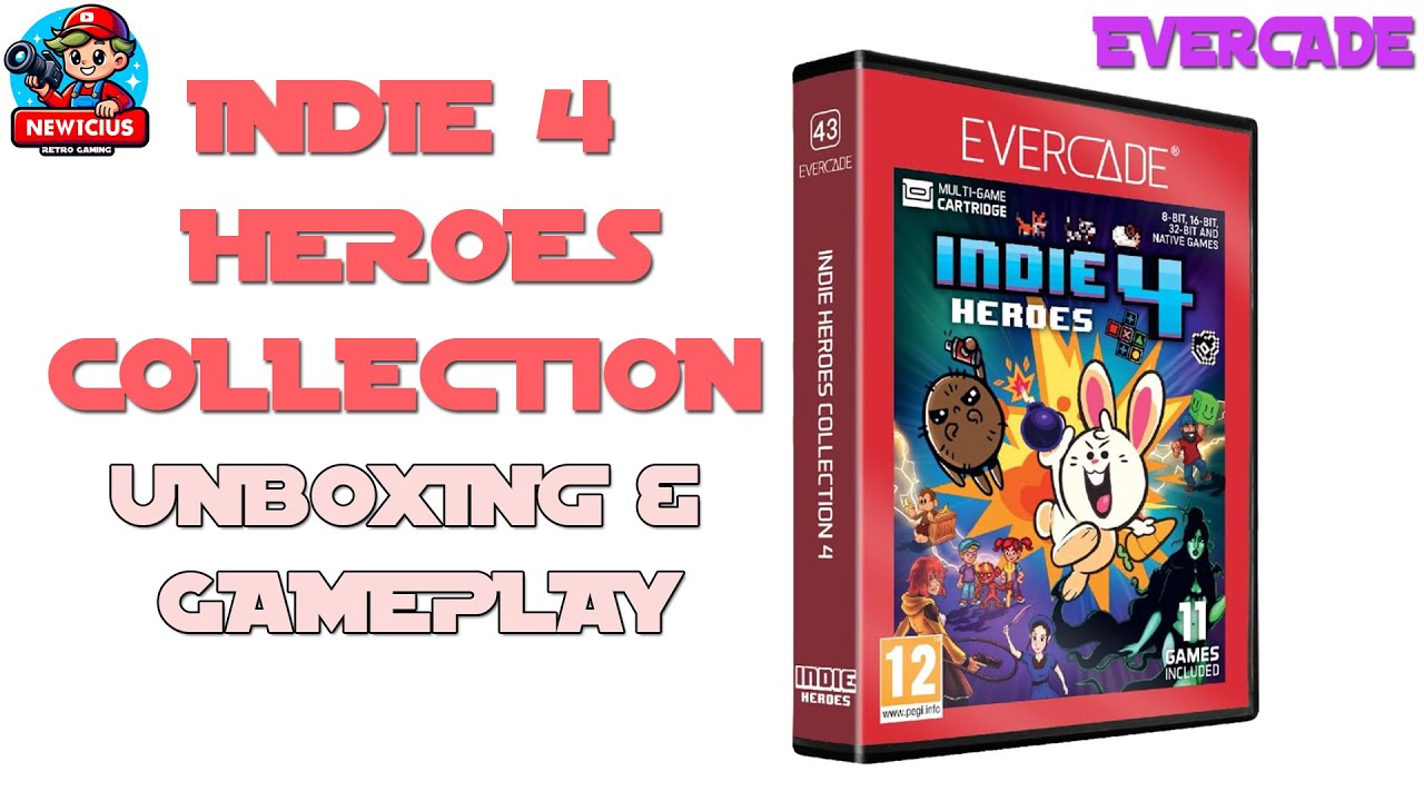 Evercade | COMPRALO!!! Indie Heroes Collection 4 Unboxing & Gameplay 