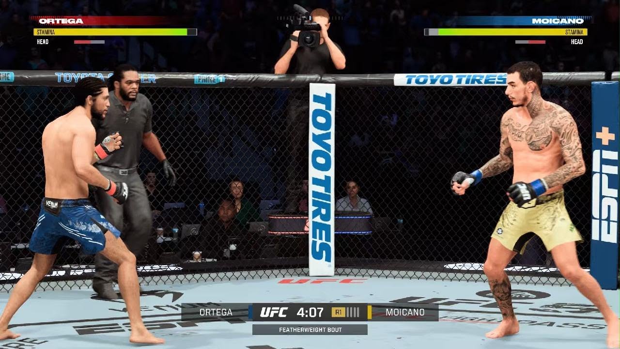 Brian Ortega vs Renato Moicano UFC 326 Full fight Simulation 