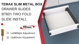 Drawer in kitchen | slim metal box soft close drawer slides screenshot 5