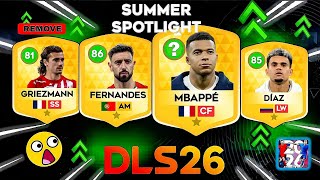 DLS 26 😱 SUMMER SPOTLIGHT ☀️ NEW RATING UPDATE Biggest Upgrade (Part 3) 🔥 | Dream League Soccer 2026