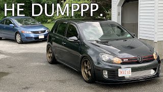 My Mk6 GTI took a WATER DUMP so I fixed it as cheap as possible