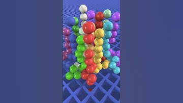 Satisfying 3D Animations balls falling  🤩😍🤩! Hypnotic 3D Loops!  #151   #shorts  #oddly #satisfying
