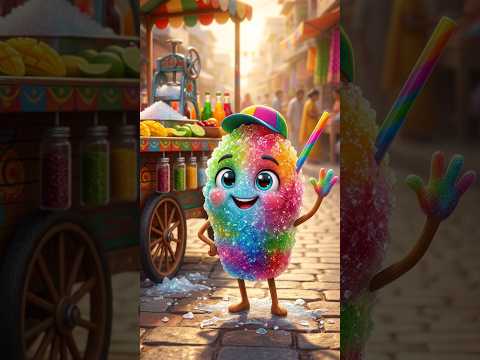Baraf Ka Gola, Mango Shake aur Coconut Water 🍧🥭🥥 #shorts #animation