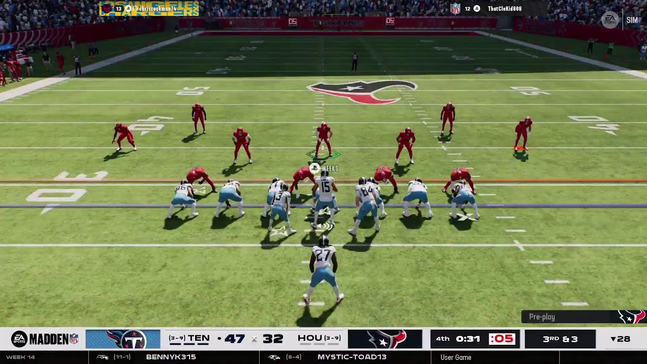 Madden twenty sixth