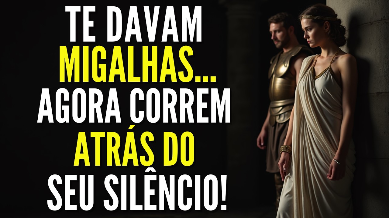 A Pessoa Que Te Deu Migalhas… Vai Acabar Correndo Atrás Do Teu Silêncio 🧲 | Estoicismo