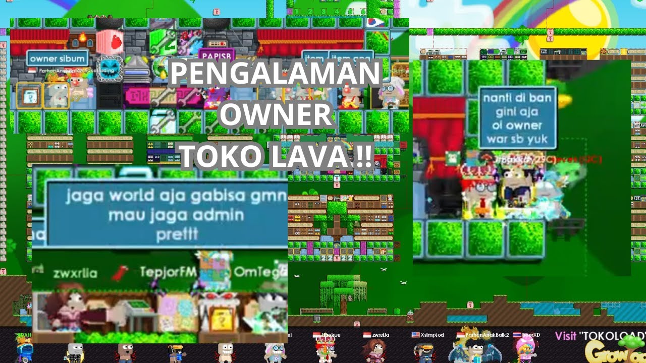 Menjadi Owner Toko Lava di Growtopia | TOKO LAVA | Growtopia Indonesia