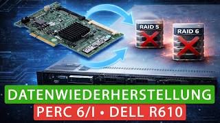 Datenwiederherstellung aus RAID 5/6 auf einem Dell PowerEdge R610 (PERC 6/i)