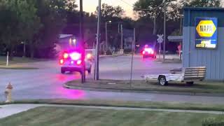 Fairbury police x2 responding to a domestic violence