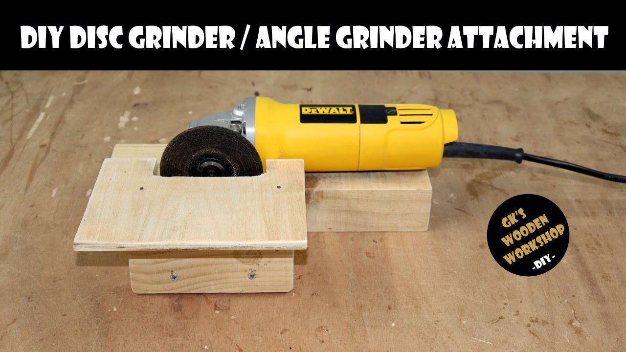 Make A Angle Grinder Attachment