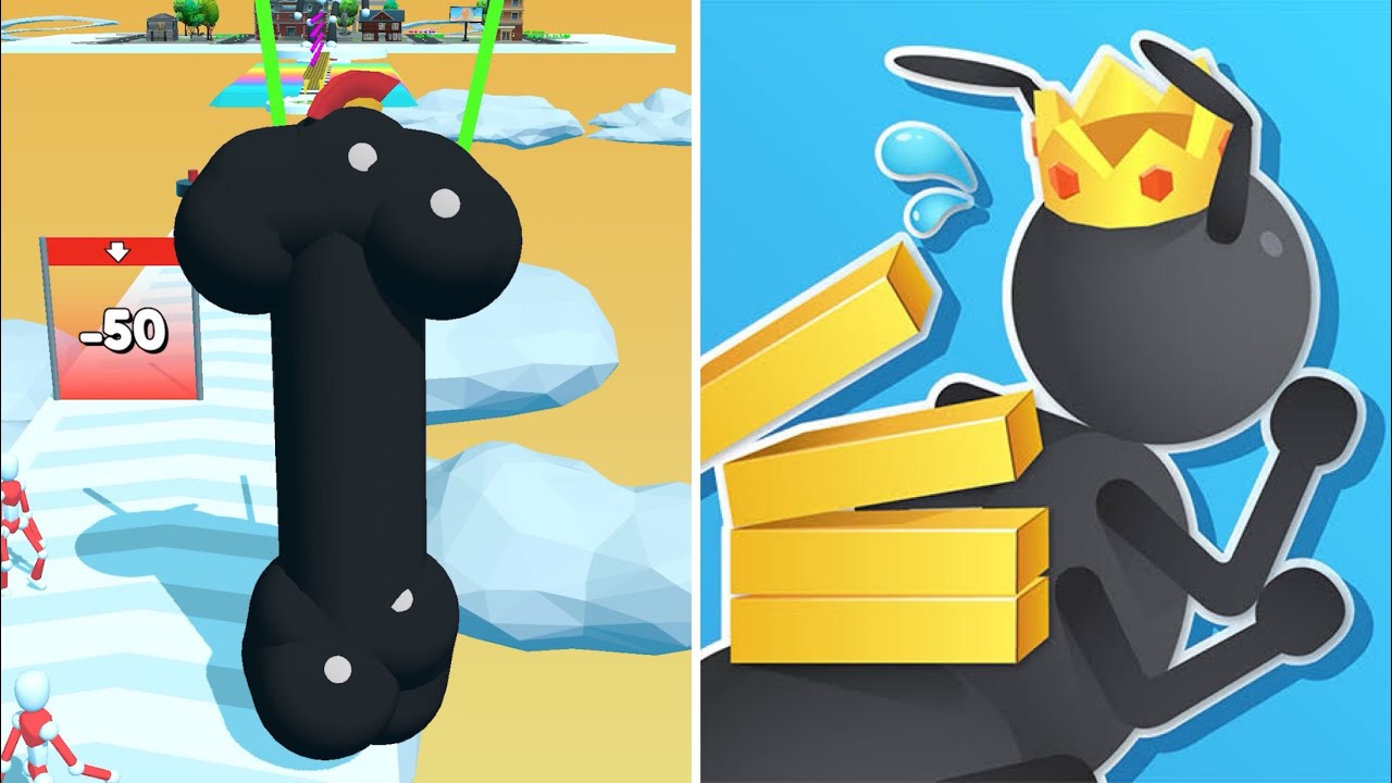 Tall Man Run Vs Tiny Run🌈🧲🌈Max New Levels Walkthrough Gameplay TE12