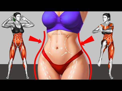 Burn Calories From Stubborn Belly Fat?🔥30 Min Most Effective Exercises🔥Slimmer Your Waist In 1 Week🔥
