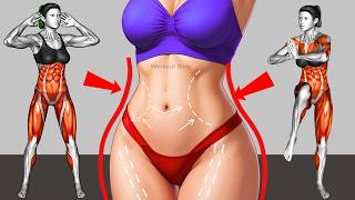 Burn Calories From Stubborn Belly Fat?🔥30 Min Most Effective Exercises🔥Slimmer Your Waist In 1 Week🔥
