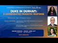 Coronavirus Conversations: Duke in Durham, A Coordinated Pandemic Response