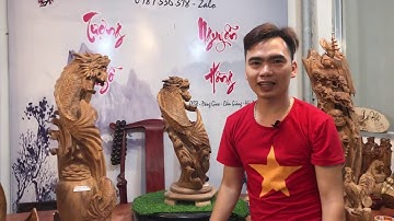 Giới thiệu - Báo Giá 2 tác phẩm cá hoá Long ( Mới hoàn thiện ) #tuonggoxuongnguyenhong