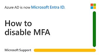 How To Disable Microsoft Entra Multi-Factor Authentication Mfa From An Admin Perspective | Microsoft