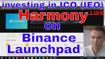 🔴investing in Harmony on Binance Launchpad LIVE