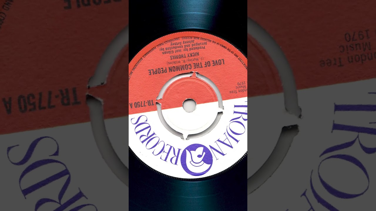 Today we're spinning Nicky Thomas' "Love of the Common People" 🎶 