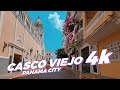 Panama City 4K. Walking around Casco Viejo, the historic district of Panama City. (Part 2)