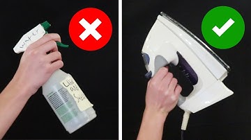 How to Remove WRINKLES from A Muslin BACKDROP 2021