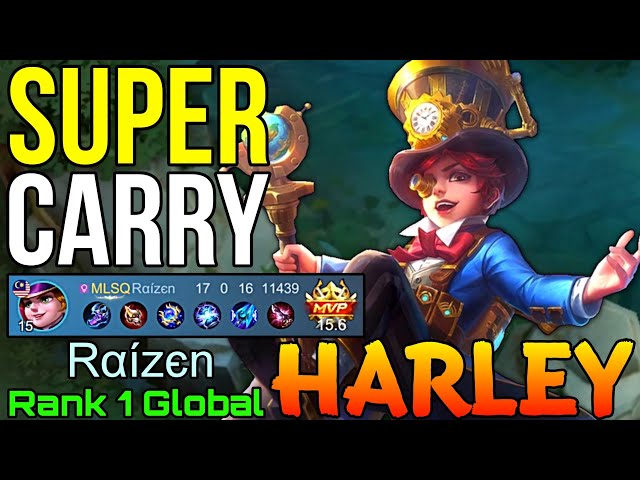 Super Carry Harley MVP 15+ Points - Top 1 Global Harley by Rαízєn - Mobile Legends class=