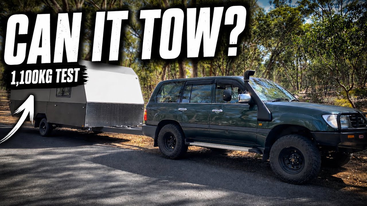 Can the BMW M57 LandCruiser Actually Tow? 1,100kg TEST!