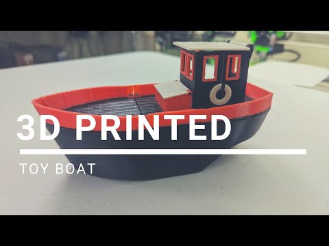 3D Printed Toy Boat